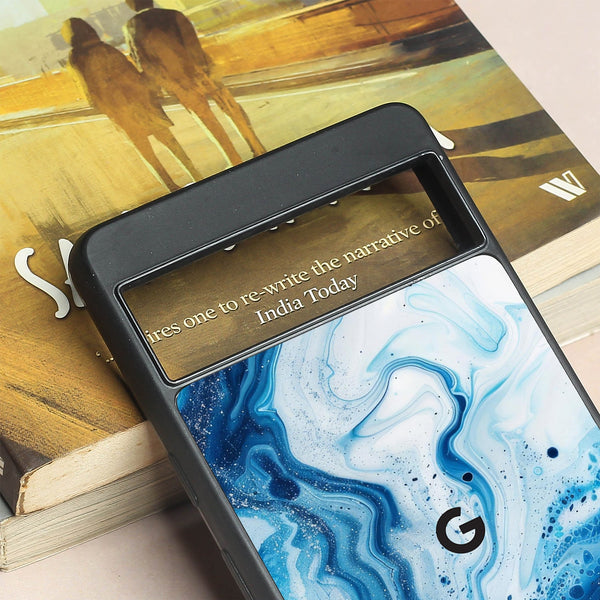 Neptune Swirl metal back case for Google Pixel 7