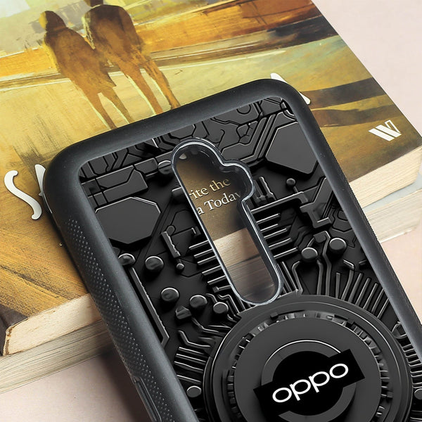 Core Reactor metal back case for Oppo Reno2 Z