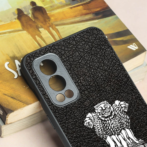 Black Satyamev Jayate metal back case for Oneplus Nord 2