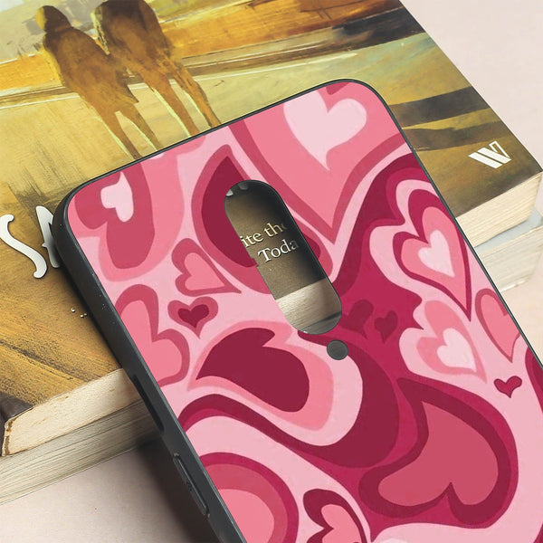 Valentine Wave Marble metal back case for Oneplus 7 Pro