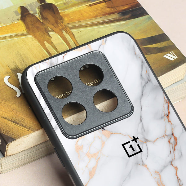 Copper Luxe Marble metal back case for Oneplus 10T