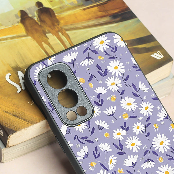 Lavender Daisies metal back case for Oneplus Nord 2