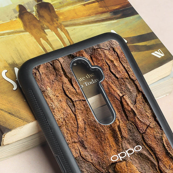 Wavy Grain metal back case for Oppo Reno2 F