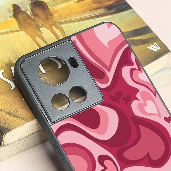 Valentine Wave Marble metal back case for Oneplus 10R
