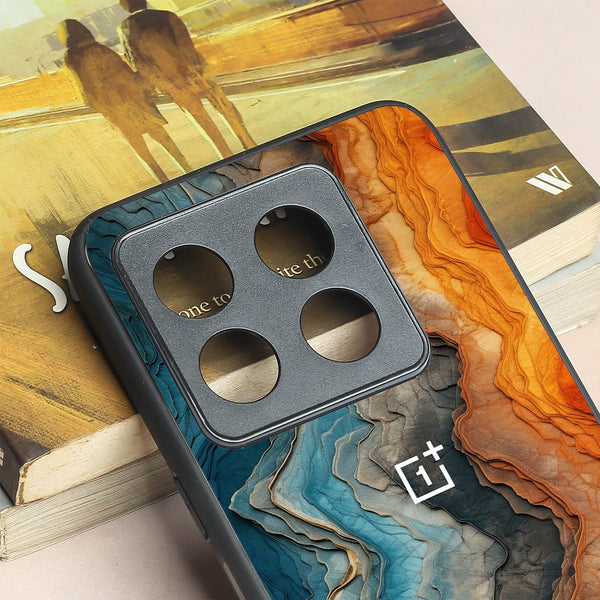 Layered Marble metal back case for Oneplus 10T