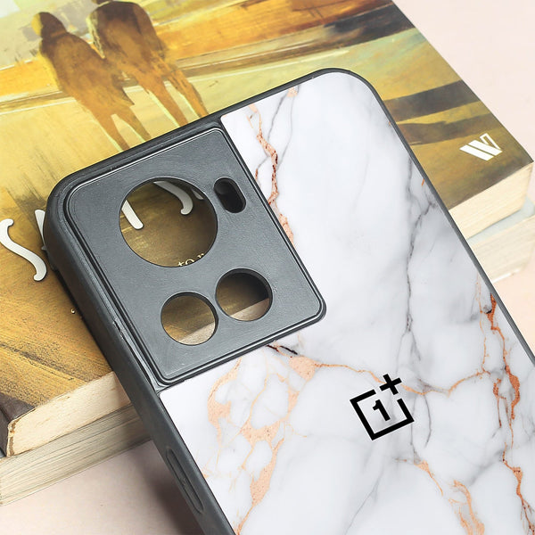 Copper Luxe Marble metal back case for Oneplus 10R