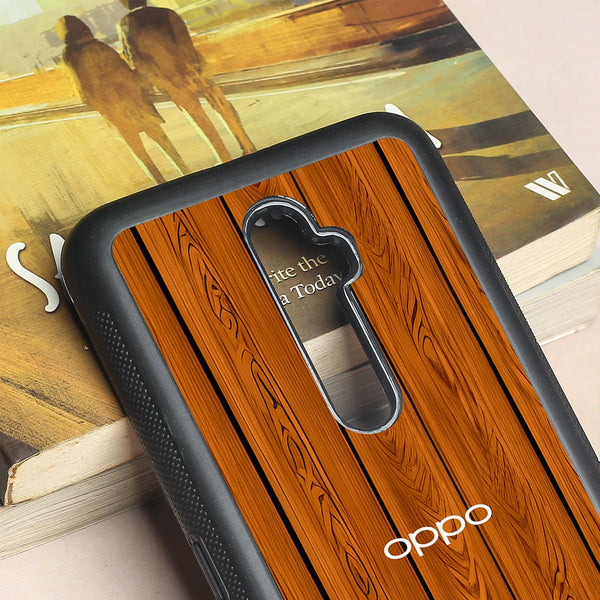 WoodCraft Touch metal back case for Oppo Reno2 F