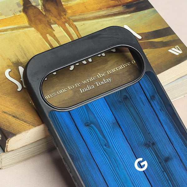 Indigo Planks metal back case for Google Pixel 9 Pro