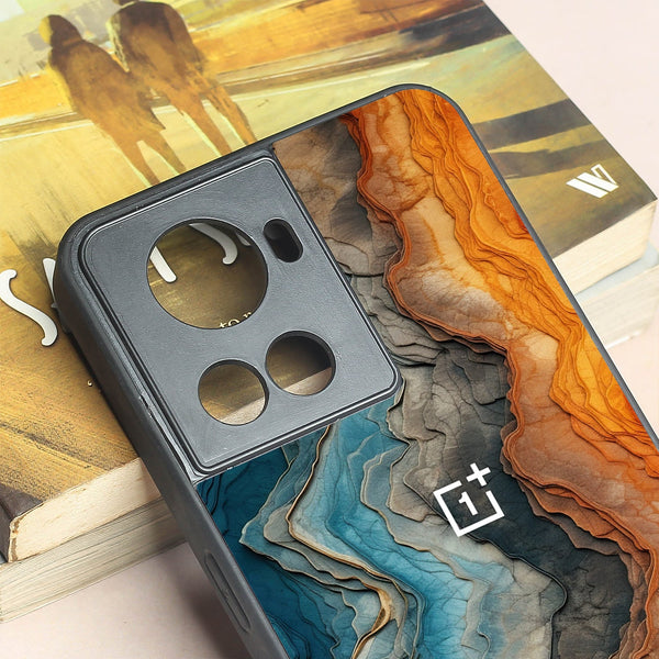 Layered Marble metal back case for Oneplus 10R