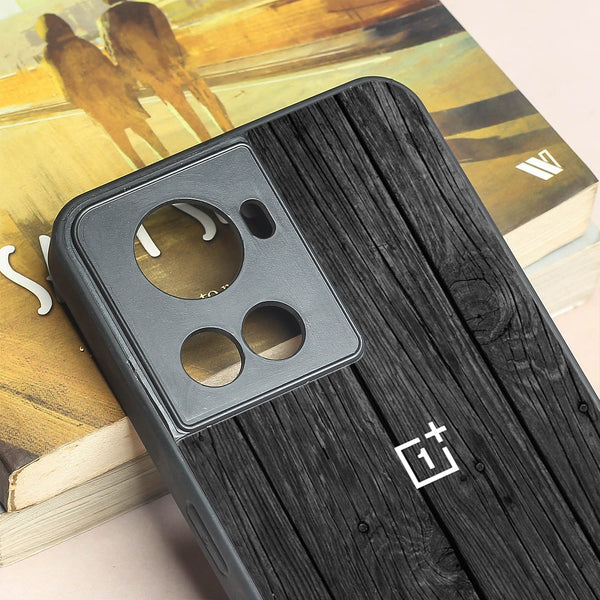 Dark Wood metal back case for Oneplus 10R