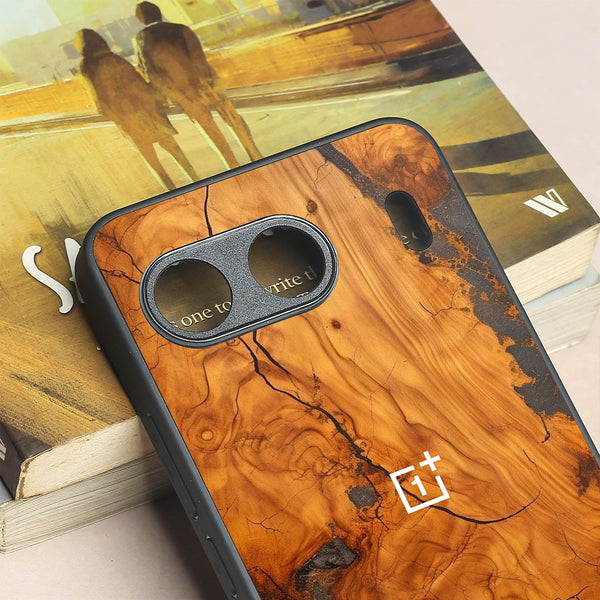 Lava Oak metal back case for Oneplus Nord 4