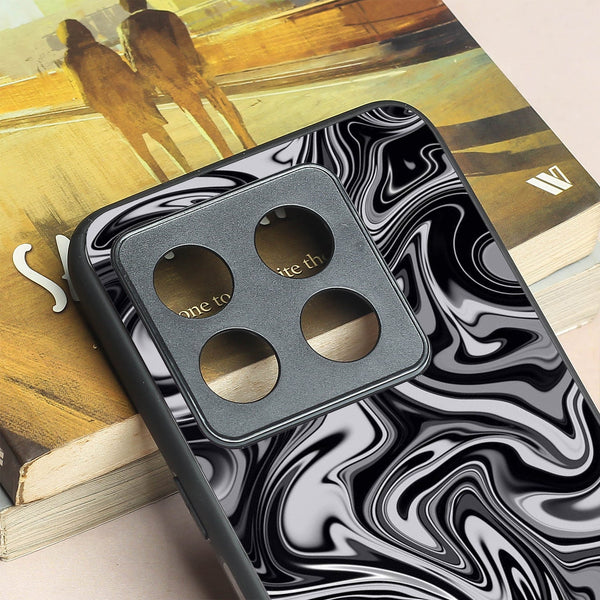 Blackout Marble metal back case for Oneplus 10T