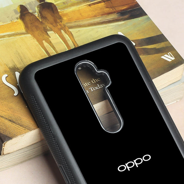Black metal back case for Oppo Reno2 Z