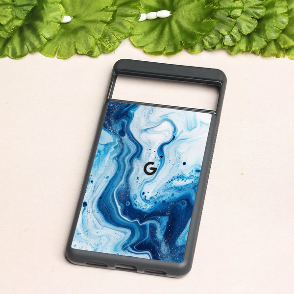 Neptune Swirl metal back case for Google Pixel 7a