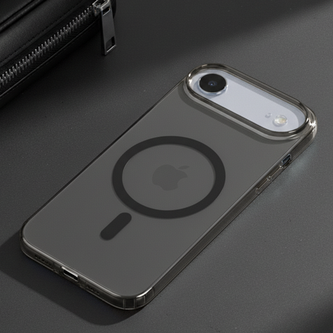 Black Shine Paper Magsafe Case for Apple Iphone Air