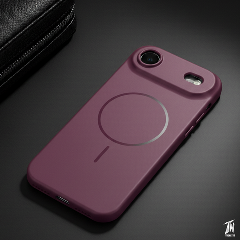 CAVEN Dark Pink Silicone case for Apple Iphone Air