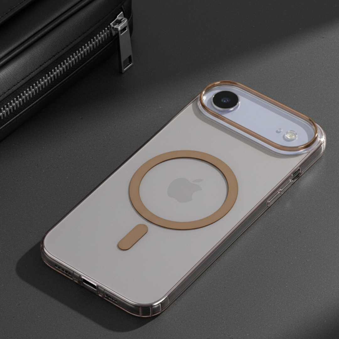 Natural Titanium Shine Paper Magsafe Case for Apple Iphone Air