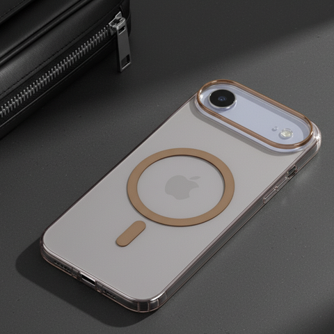 Natural Titanium Shine Paper Magsafe Case for Apple Iphone Air