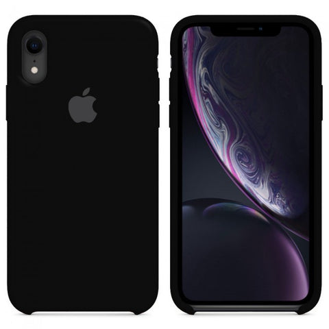 Black Silicone Case for Apple iphone Xr