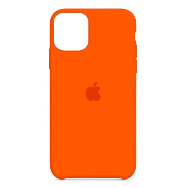 Orange Original Silicone case for Apple iphone 12 Mini