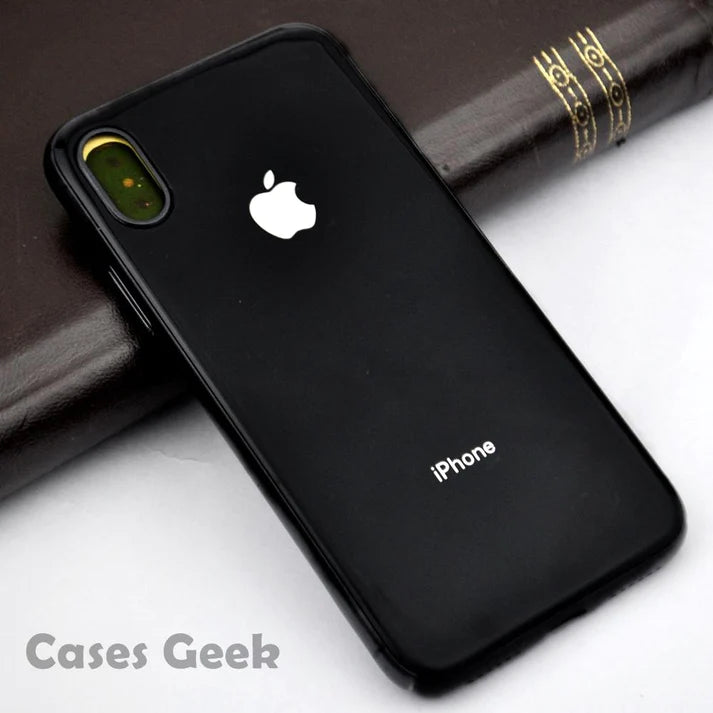 Black Border mirror Silicone case for Apple iphone Xs Max