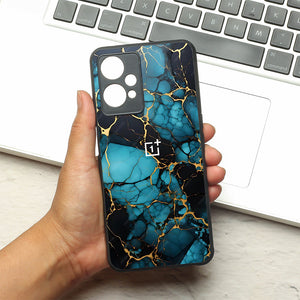 Aqua Vein metal back case for OnePlus Nord CE 2 Lite