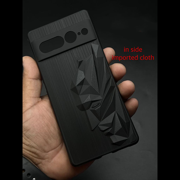 Superhero Engraved logo silicon Case for Google Pixel 7 Pro