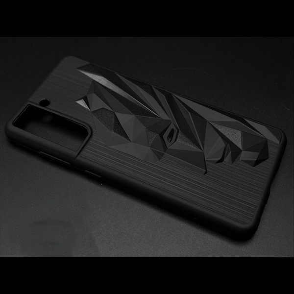 Superhero Engraved logo silicon Case for Samsung S21 FE