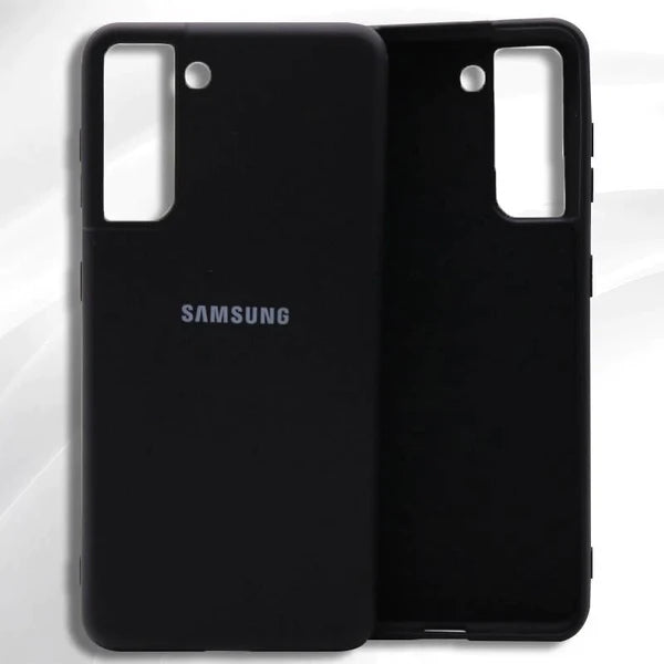 BLACK ORIGINAL Silicone case for Samsung S21 FE - The Hatke