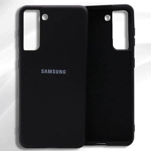 BLACK ORIGINAL Silicone case for Samsung S21 FE - The Hatke