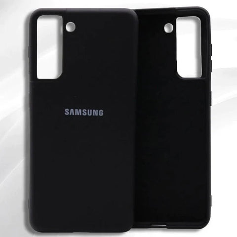 BLACK ORIGINAL Silicone case for Samsung S21 FE - The Hatke