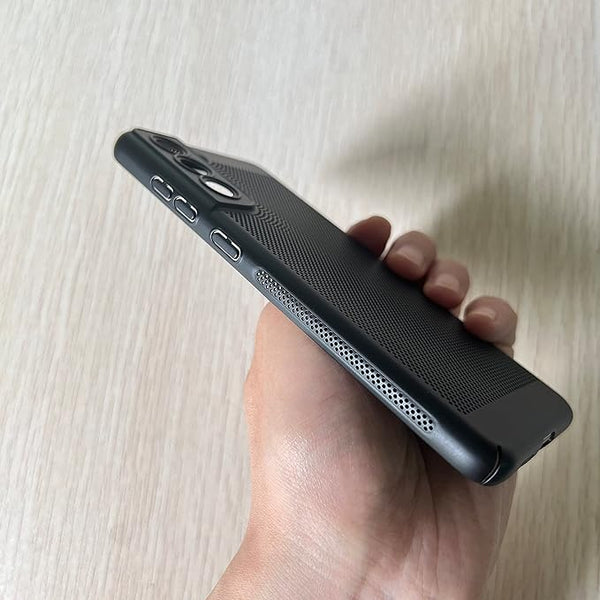 BREATHING BLACK Silicone Case for Samsung S21 FE - The Hatke