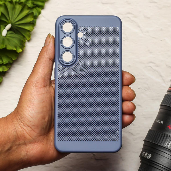 BREATHING BLUE Silicone Case for Samsung S23 FE - The Hatke