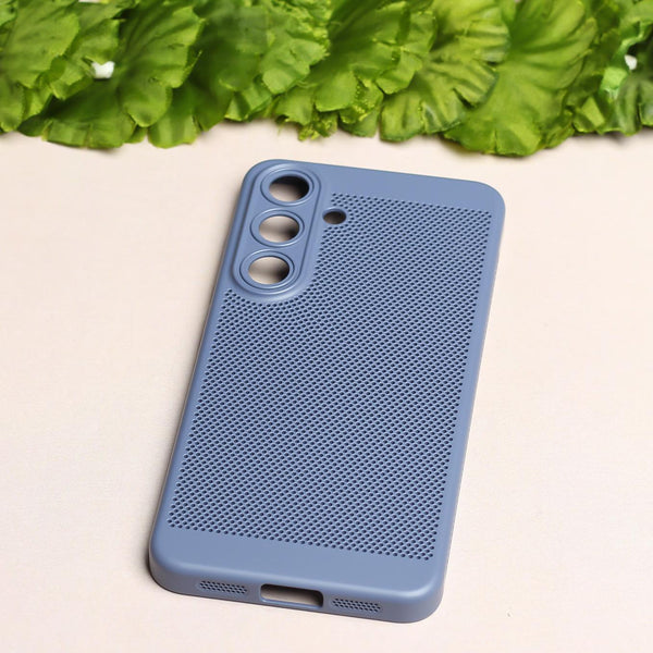 BREATHING BLUE Silicone Case for Samsung S23 FE - The Hatke