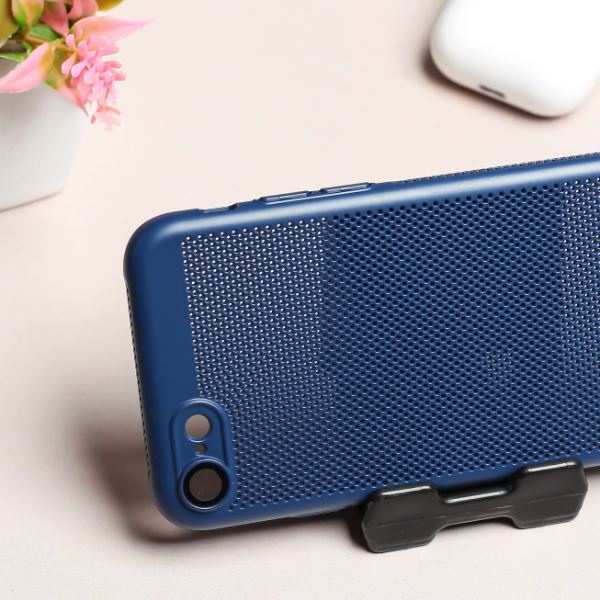 BREATHING DARK BLUE Silicone Case for Apple Iphone 7 - The Hatke