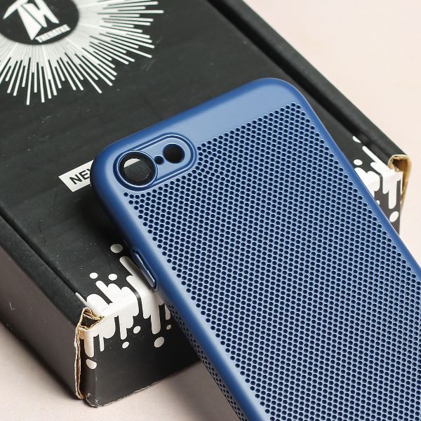 BREATHING DARK BLUE Silicone Case for Apple Iphone 7 - The Hatke