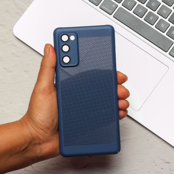 BREATHING DARK BLUE Silicone Case for Samsung S20 FE - The Hatke