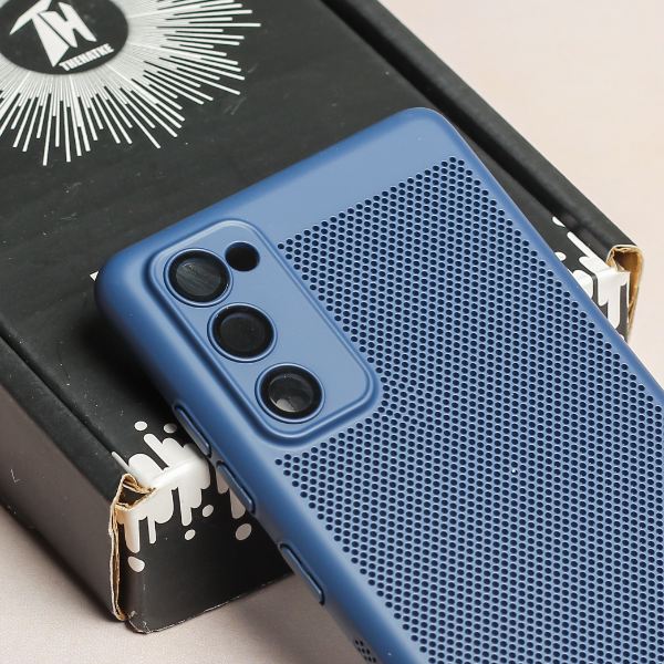 BREATHING DARK BLUE Silicone Case for Samsung S20 FE - The Hatke