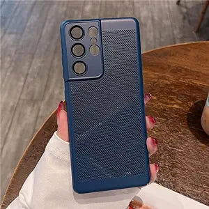 BREATHING DARK BLUE Silicone Case for Samsung S23 Ultra - The Hatke