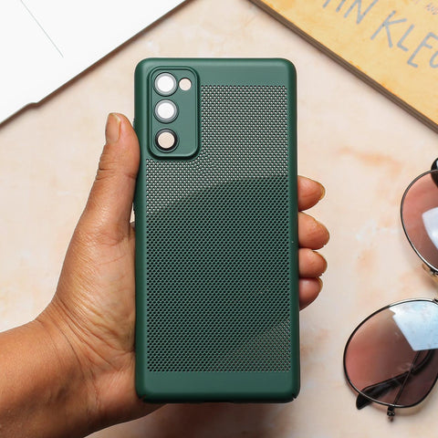 BREATHING DARK GREEN Silicone Case for Samsung S20 FE - The Hatke