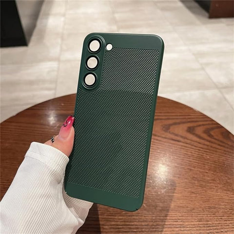 BREATHING DARK GREEN Silicone Case for Samsung S22 - The Hatke