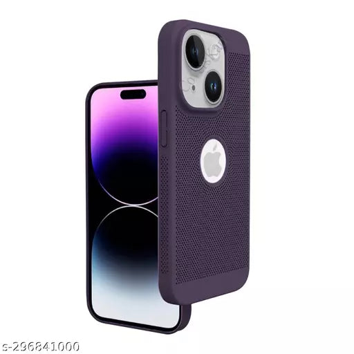 BREATHING DEEP PURPLE Silicone Case for Apple Iphone 14 Plus - The Hatke