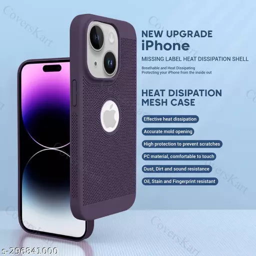 BREATHING DEEP PURPLE Silicone Case for Apple Iphone 14 Plus - The Hatke