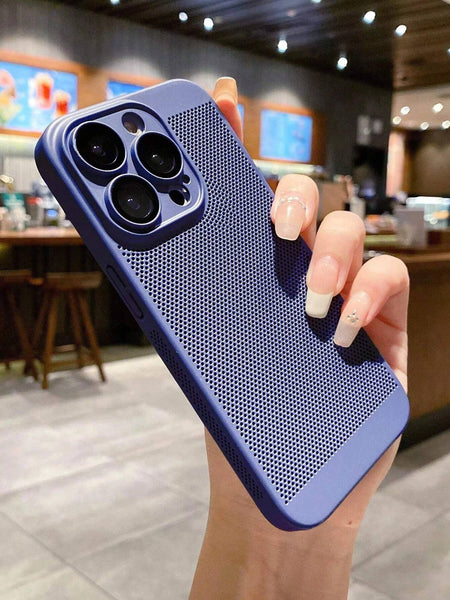BREATHING DEEP PURPLE Silicone Case for Apple Iphone 15 Pro - The Hatke