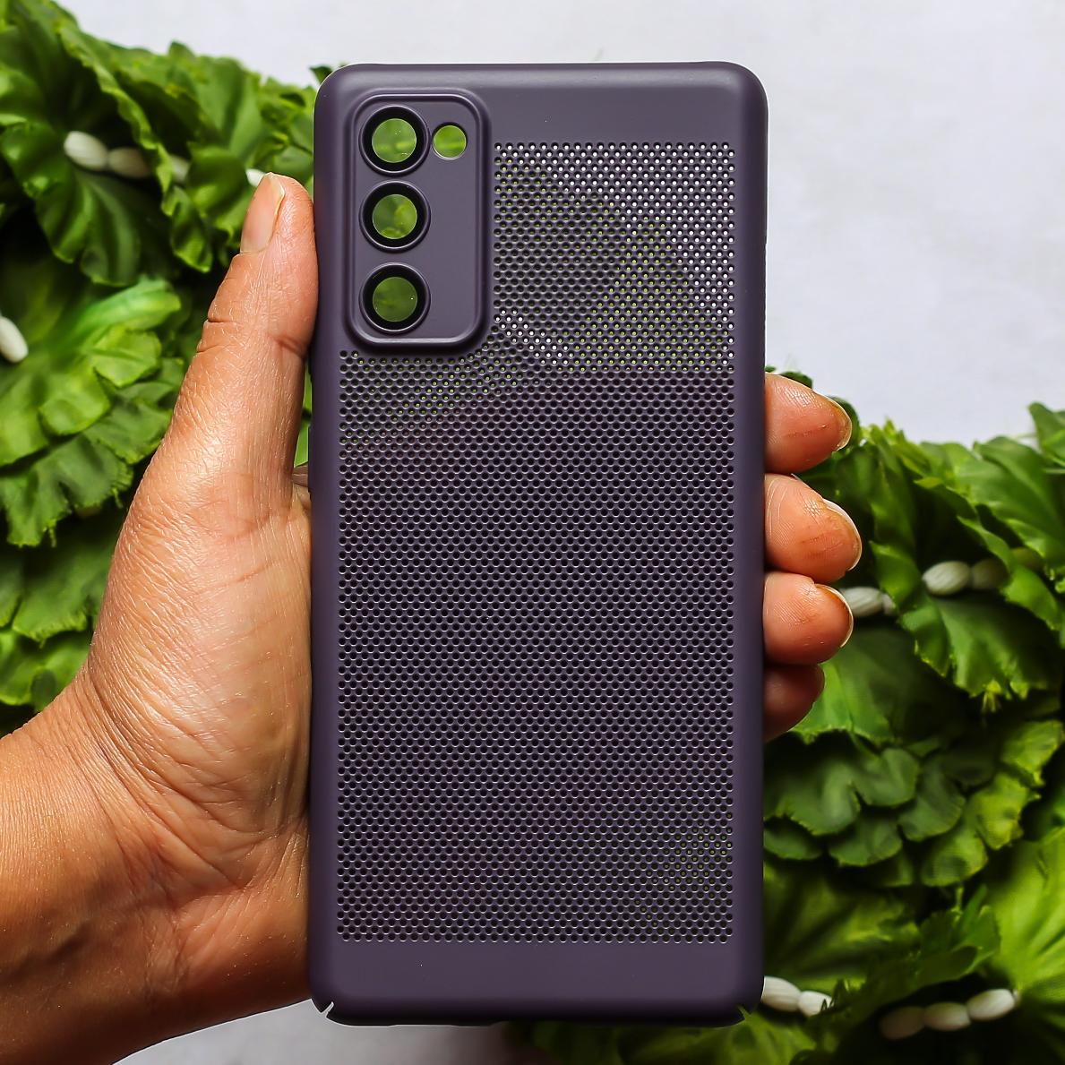 BREATHING DEEP PURPLE Silicone Case for Samsung S20 FE - The Hatke