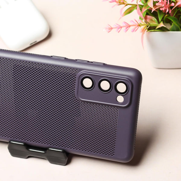 BREATHING DEEP PURPLE Silicone Case for Samsung S20 FE - The Hatke