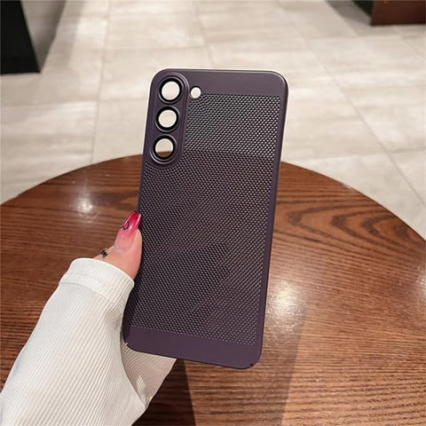 BREATHING DEEP PURPLE Silicone Case for Samsung S22 - The Hatke