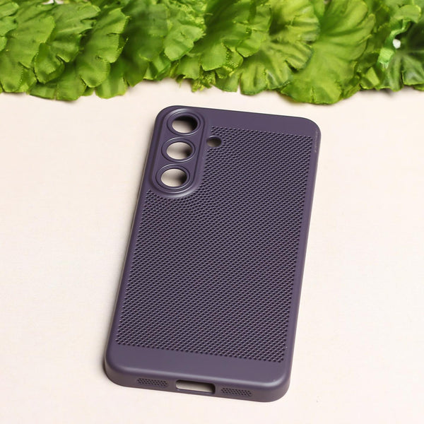 BREATHING DEEP PURPLE Silicone Case for Samsung S24 - The Hatke