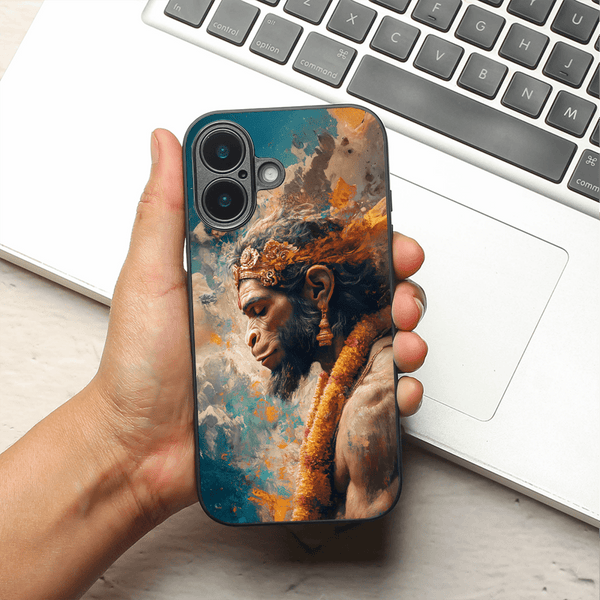 Bajrang Serenity Hanuman ji MB case for Apple Iphone 16