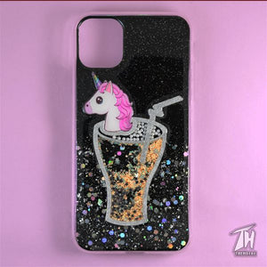 Black 3D Unicorn Silicone Case For Apple iphone 11 pro max - The Hatke